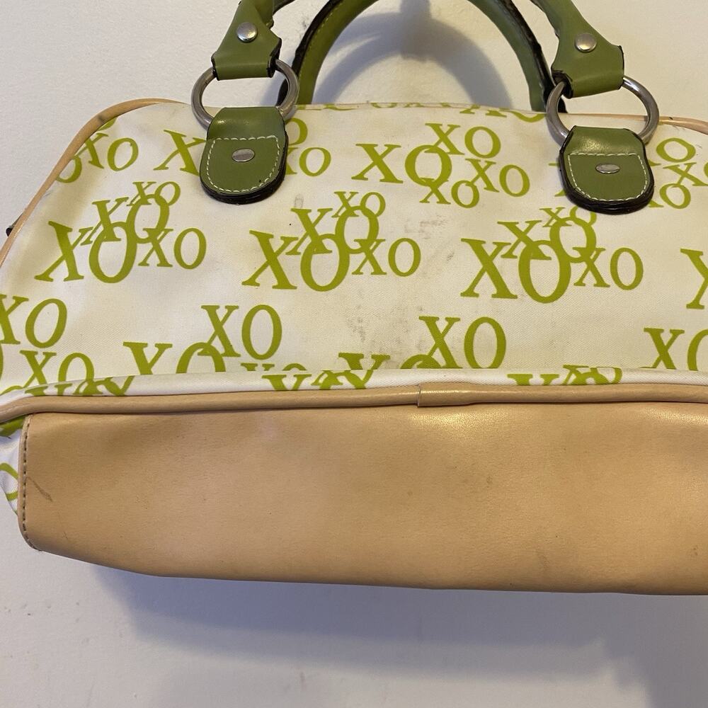 Vintage Y2K XOXO Signature Logo Multicolor FauxLeather Top Handle Handbag Purse - Picture 9 of 10